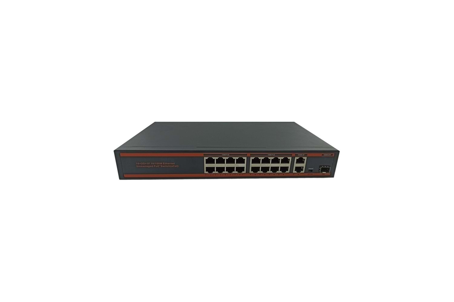 PS19M-162EES-200 16 PORT POE 10/100 2 PORT UPLİNK 10/100/1000 1 PORT SFP SWİTCH 200W