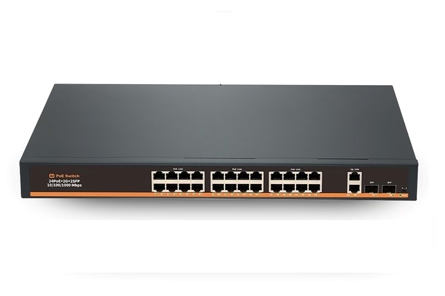 PS29M 24 PORT 10/100/1000+2 PORT 10/100/1000 GİGABİT UPLİNK 2 PORT SFP 300W POE SWİTCH