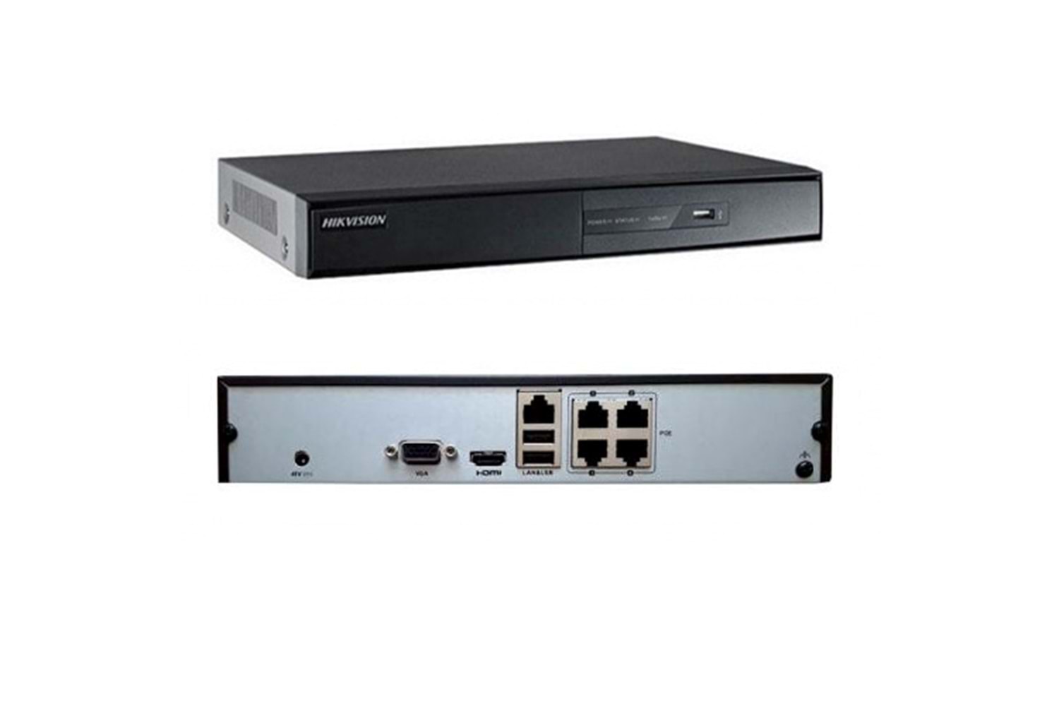 HİKVİSİON DS-7104NI-Q1/4P/M 4 KANAL POELİ NVR KAYIT CİHAZI H.265+