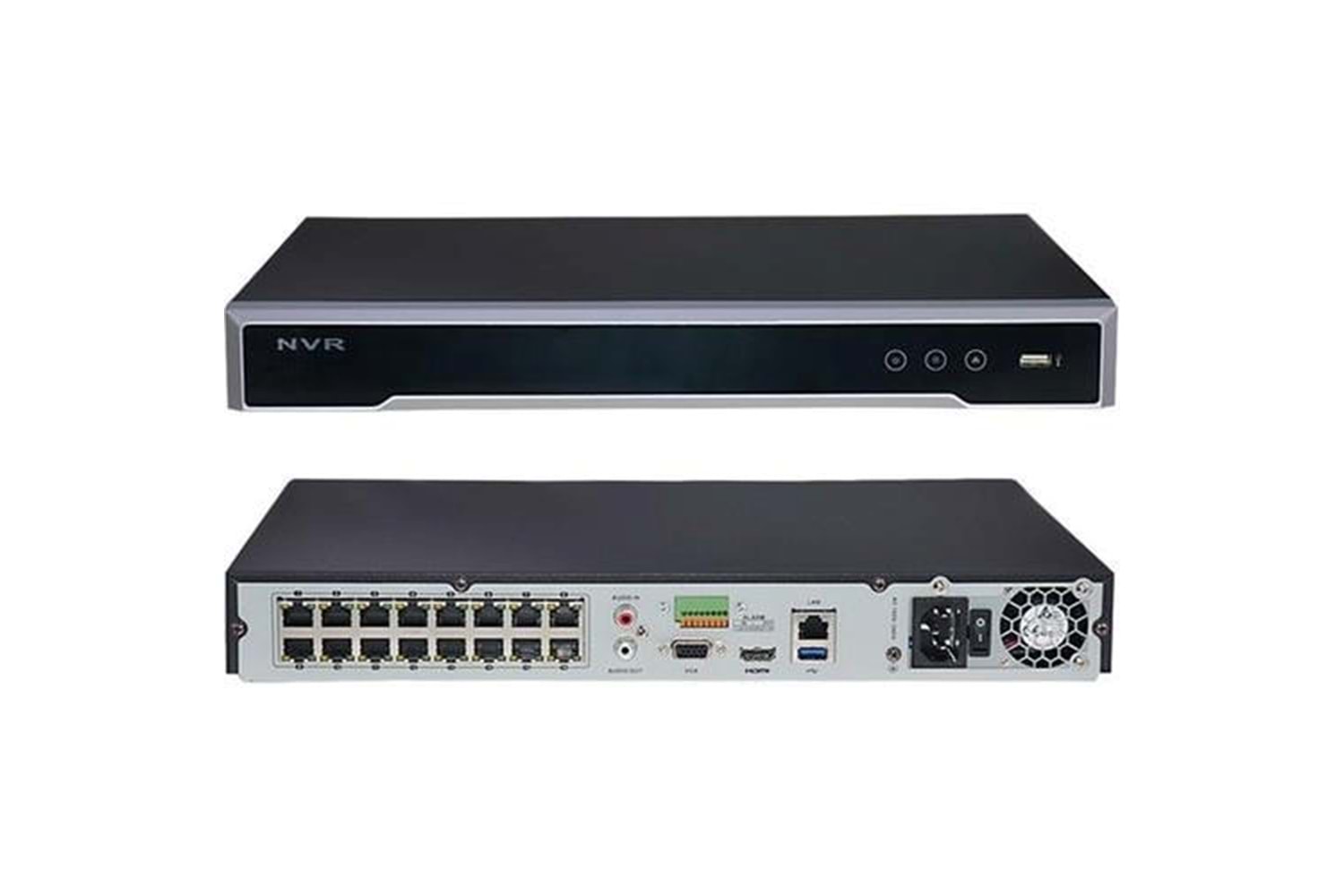HİKVİSİON DS-7616NI-Q2/16P 16 KANAL POELİ 4K 2XSATA DESTEKLEYEN