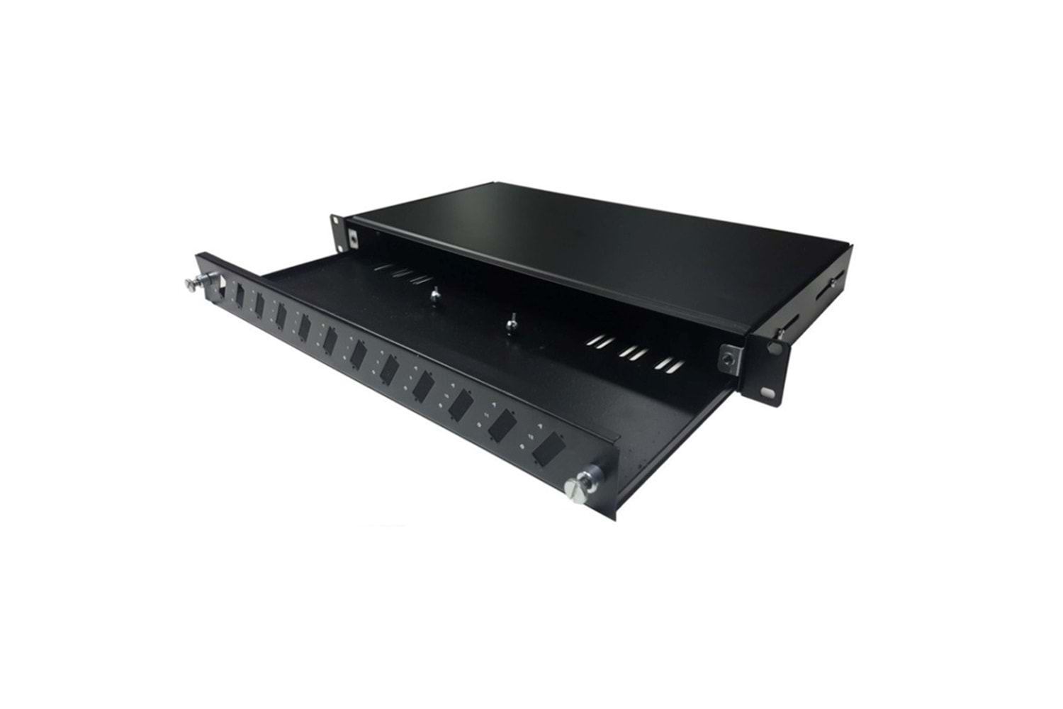 F/O SC DUPLEX 12 PORT 19 INC 1U PATCH PANEL TİP SONLANDIRMA KUTUSU
