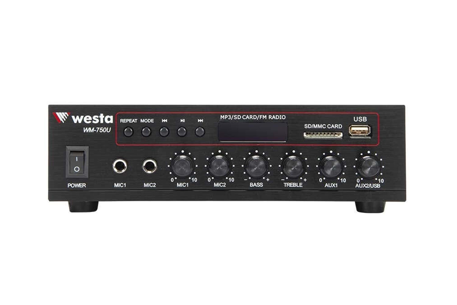 Westa WM-750U 80 Watt Tek Bölgeli Mikser Amfi