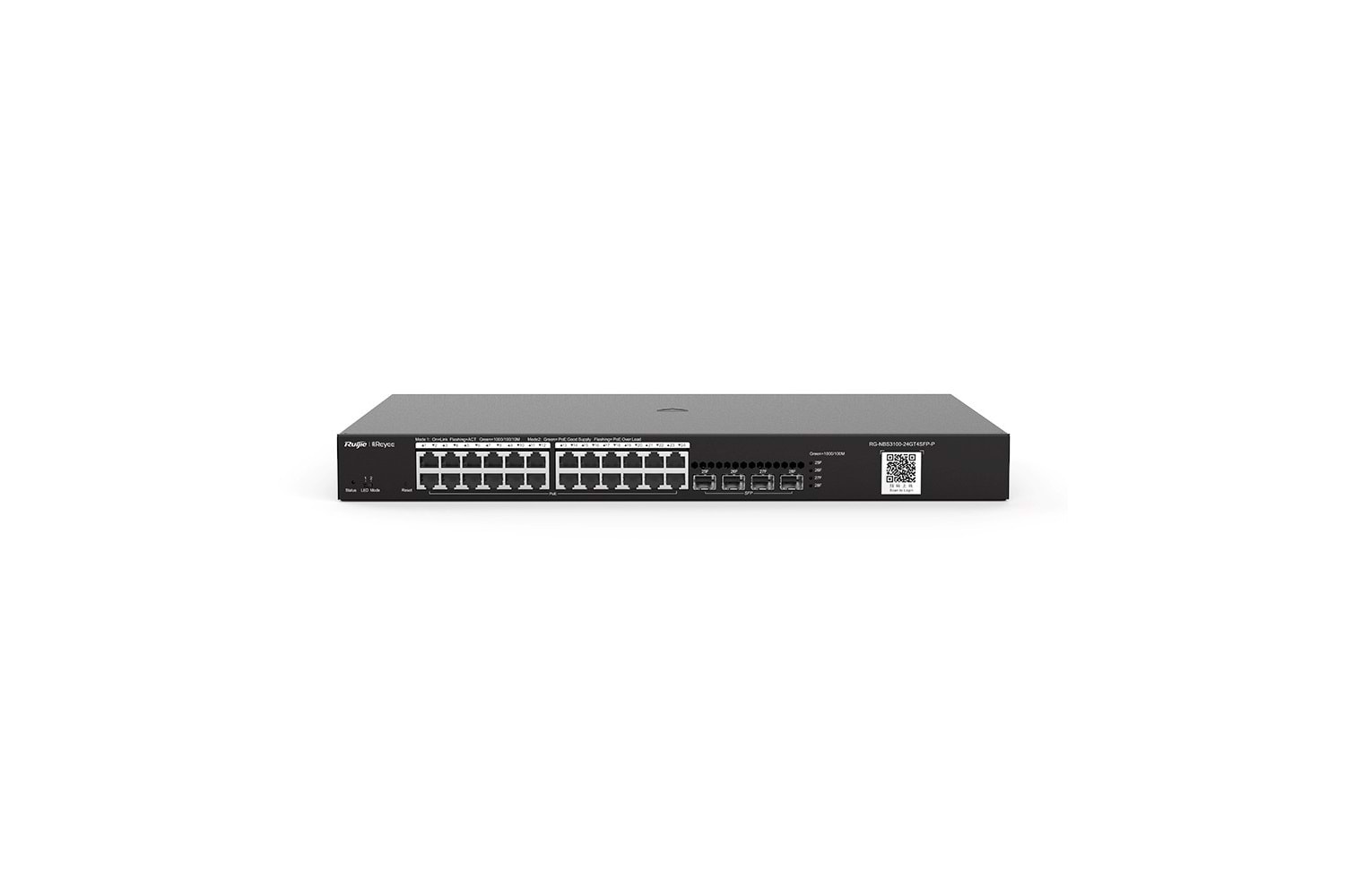 RUIJIE REYEE RG-NBS3100-24GT4SFP 24 PORT 10/100/1000 4 X SFP YONETILEBILIR RACK MOUNT SWITCH METAL KASA