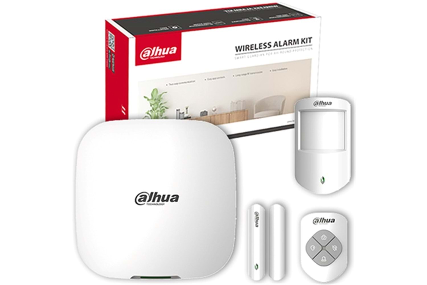 DAHUA ART-ARC3000H-03-FW2 KABLOSUZ+2G+3G+4G ALARM SETİ DEDEKTÖR +M.KONTAK+KUMANDA