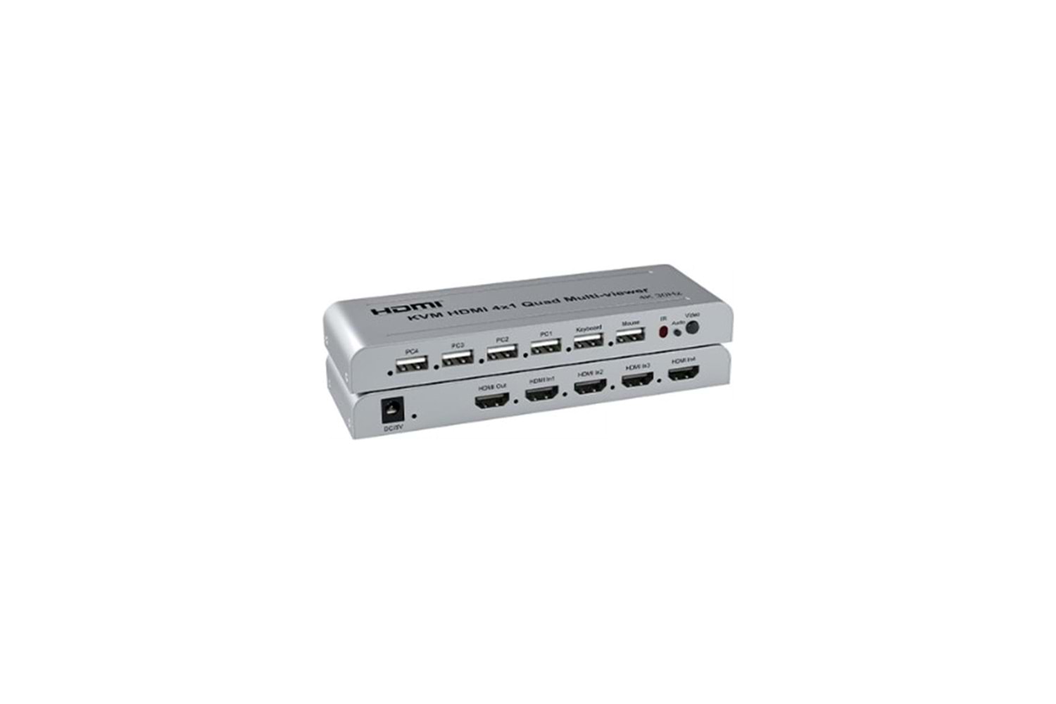 HDSW4-KVM 4K HDMI SWITCHER 4X1 HDMI 4X1 QUAD MULTI-VIEWER 1 HDMI