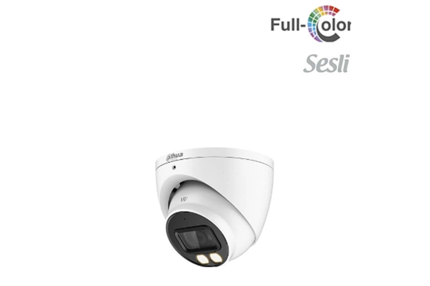DAHUA HAC-T1A51-U-IL-A RENKLI SESLİ 5MP AKILLI ÇIFT IŞIKLI HDCVI AHD DOME KAMERA