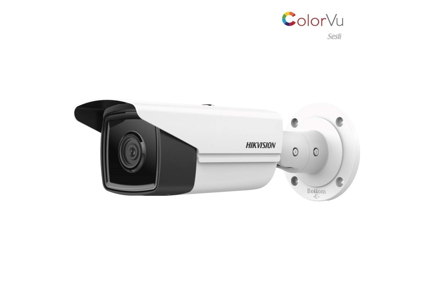 HİKVİSİON DS-2CD2T43G2-2I 4 MP DAHİLİ SESLİ COLORVU IP BULLET KAMERA H.265+ 4 MM LENS ACUSENSE