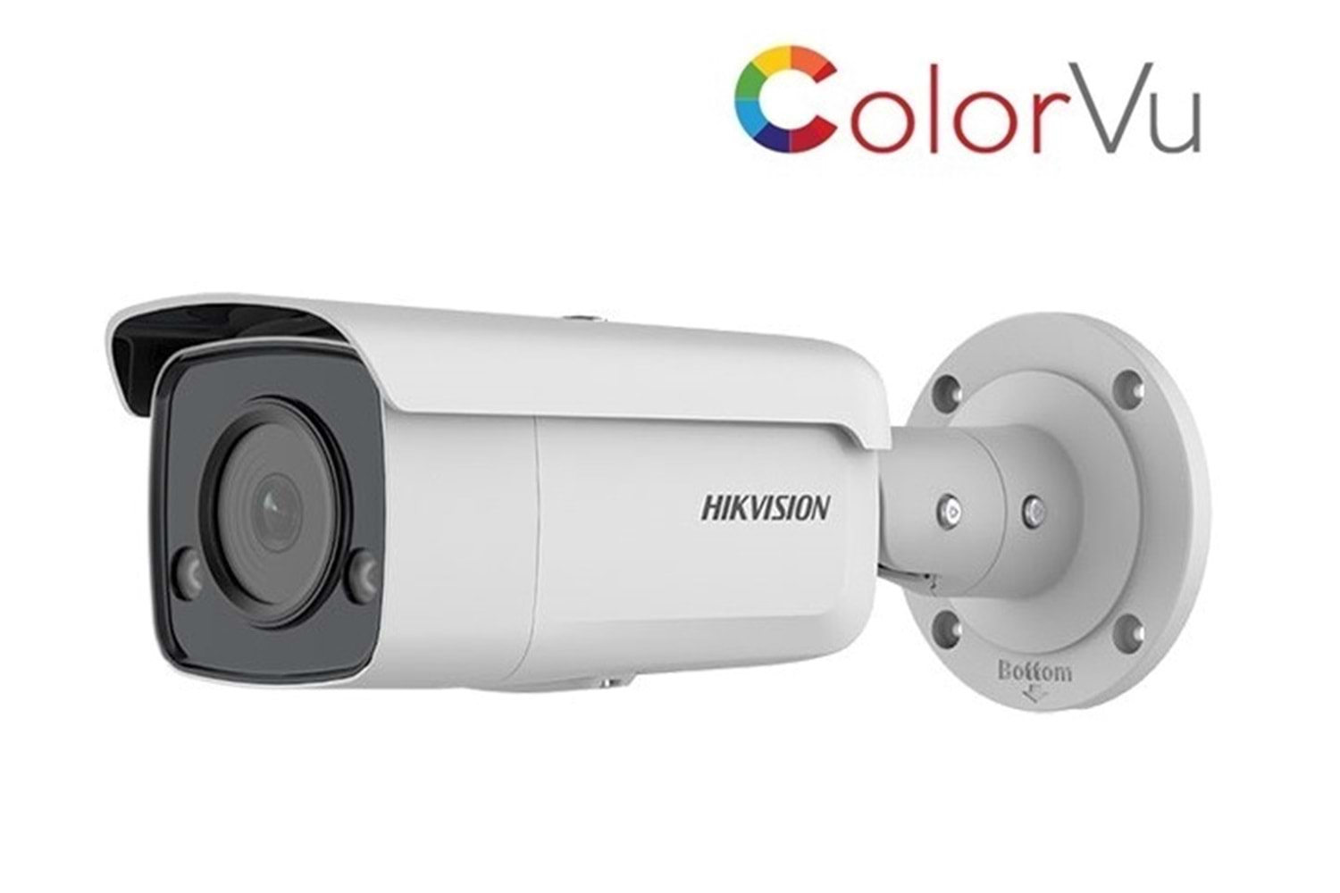 HIKVISION DS-2CD2T47G2-L 4MP 4MM LENS COLORVU FIXED IR BULLET KAMERA-60MT. H265+