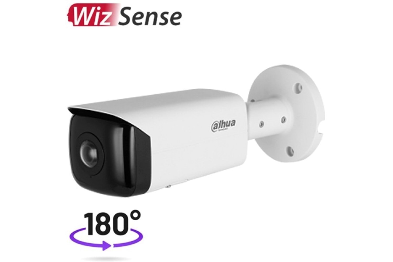 IPC-HFW3441T-AS-P-0210B 4MP H.265+ IR 180° Süper Geniş Açı Bullet Kamera(20m IR)