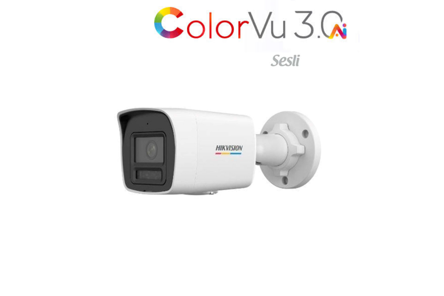 HIKVISION DS-2CD1027G3-LIU(F) DAHİLİ SESLİ 2 MP H.265+ 2.8 MM LENS COLOURVU 3.0