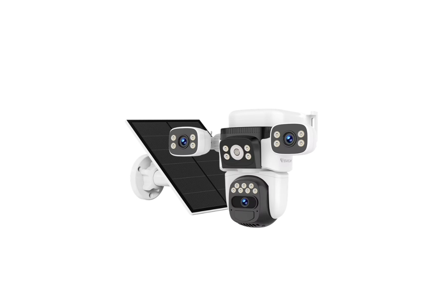 CB621SR-VSTARCAM AOV WIFI SOLAR 3X2MP 4 LENS 10X ZOOM KAMERA