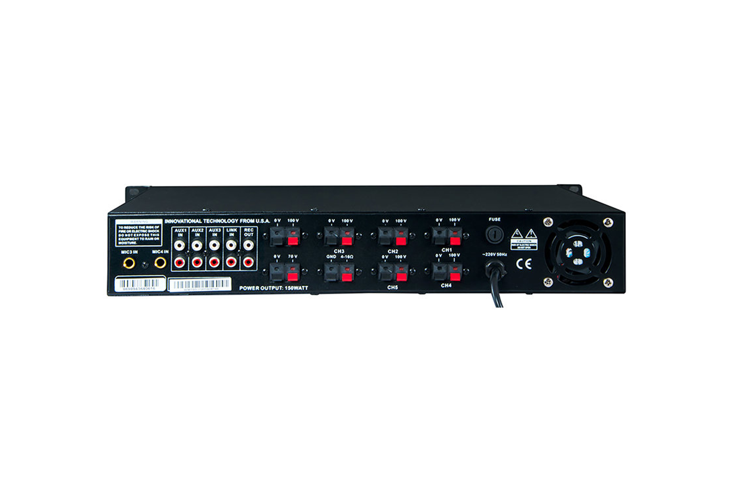 WESTA WM-250UT - MIXER AMFI 250WATT/100V - 6 ZONE