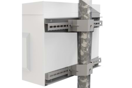 LANDE ÇİFT CIDAR MINI MOBESE KABİN 445x225x500 + 1 Lİ TERM.FAN+DİREK ASKI APARATI DAHİL