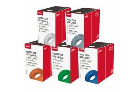 DAHUA PFM9201-6UN-C SAF BAKIR 23 AWG UTP CAT6 305 METRE HALOJEN FREE