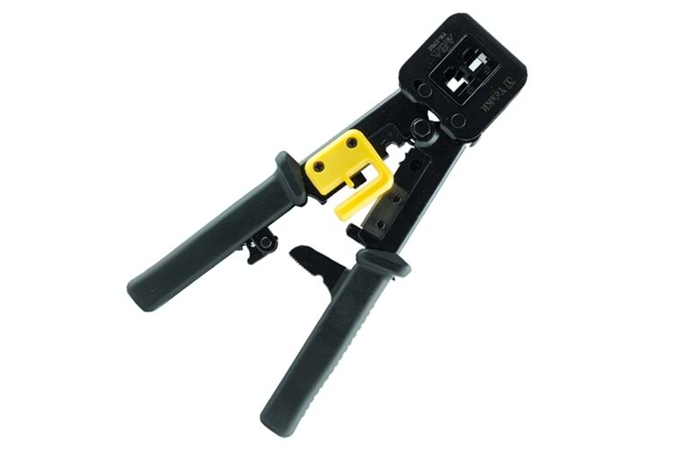 POWERMASTER YK-376Z RJ11-RJ12-RJ45 AÇIK UÇLU EZRJ45 SOKET SIKMA PENSESİ 220X108X53MM