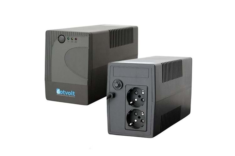 DOTVOLT VOLT-LN-850VA 850VA LED AUTO RESTART LINEINTERACTIVE GÜÇ KAYNAĞI-UPS 1x9AH-15 DAKİKA