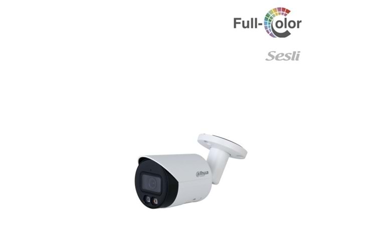 DAHUA IPC-HFW1249S-S-IL-0360B 2 MP DAHİLİ SESLİ 30 MT GECE GÖRÜŞ