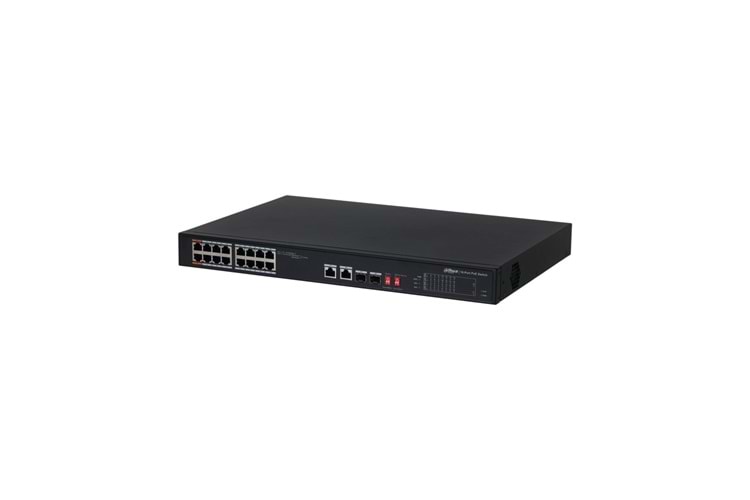 DAHUA PFS3218-16ET-135 16 PORT 10/100/1000 POE 2xSFP COMBO SWITCH -135W
