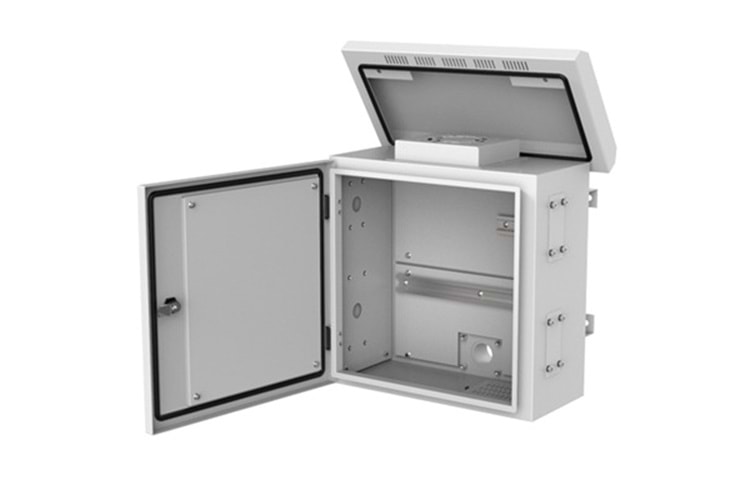 LANDE ÇİFT CIDAR MINI MOBESE KABİN 445x225x500 + 1 Lİ TERM.FAN+DİREK ASKI APARATI DAHİL