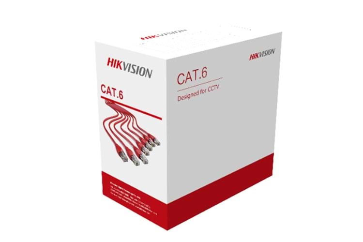 HİKVİSİON DS-1LN6U-G SAF BAKIR 23 AWG UTP CAT6 305 METRE GRİ İNDOOR