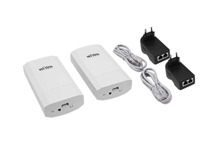 WİTEK WI-CPE511H-KIT 900MBPS 2x2MIMO 12DBI 5GHz OUTDOOR 2 Lİ PAKET ACCESS POİNT 3 KM MESAFE