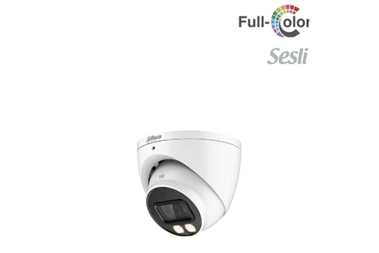 DAHUA HAC-T1A21P-U-IL-A 2 MP DAHİLİ SESLİ 20 MT GECE GÖRÜŞLÜ COLORVU (7/24 RENKLİ) AHD KAMERA
