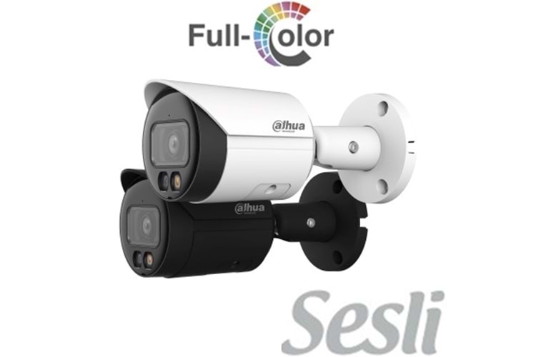 DAHUA IPC-HFW2449S-S-IL 4 MP DAHİLİ SESLİ 30 MT GECE GÖRÜŞLÜ FULL COLOR IP KAMERA