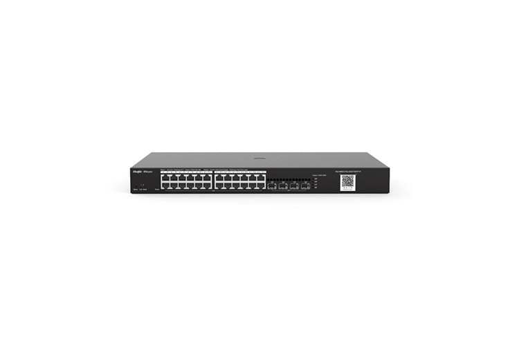 RUIJIE REYEE RG-NBS3100-24GT4SFP-P 24 PORT 10/100/1000 24 PORT POE 4 X SFP 370 WATT YONETILEBILIR RACK MOUNT SWITCH