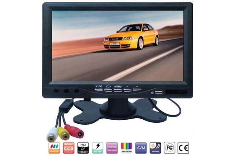 INOX-9029 7 İNCH MONİTÖR 1 VİDEO GİRİŞİ