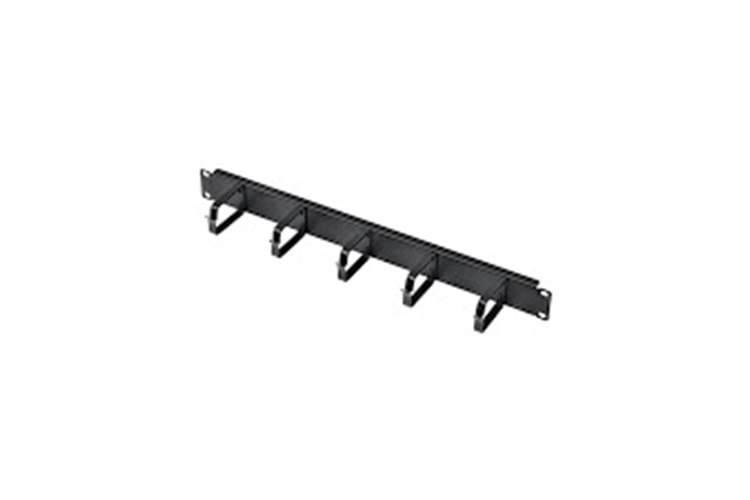 1U YATAY ORGANİZER METAL KANCALI