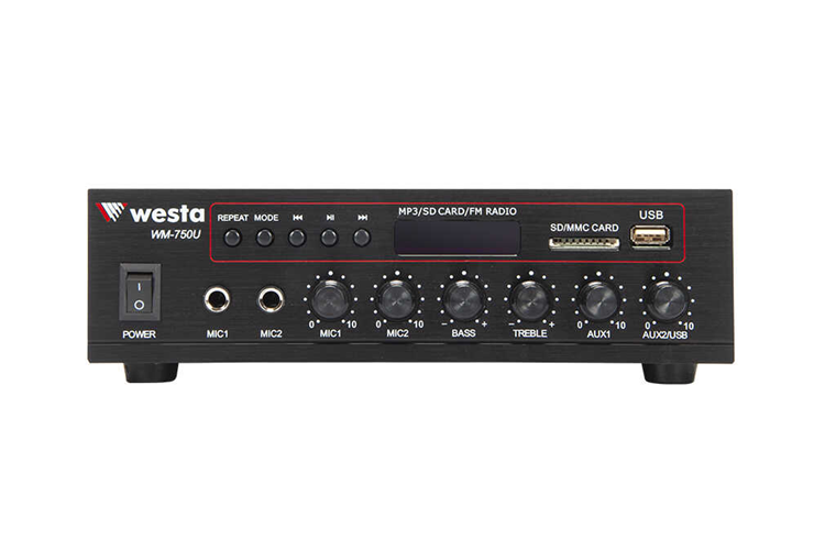 Westa WM-750U 80 Watt USB/SD/BT 100 Volt Hat Trafolu Amfi