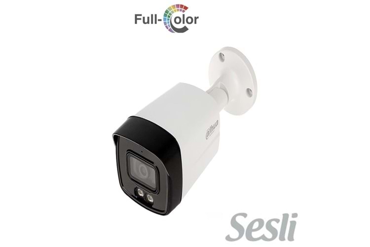 DAHUA HAC-HFW1209TLM-A-LED-0360B 2 MP DAHİLİ SESLİ 40 MT GECE GÖRÜŞLÜ FULL COLOR AHD KAMERA
