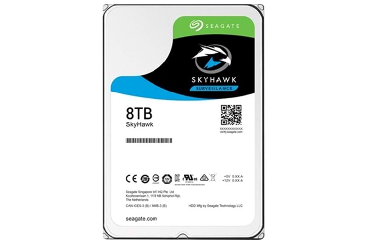 8 TB SEAGATE SKYHAWK 7/24 HARDDİSK TÜRKİYE DİSTRÜBÜTÖR