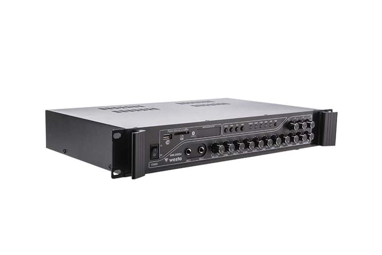 WM-2080U - 3 Bölgeli 100-200W Mixer Amfi