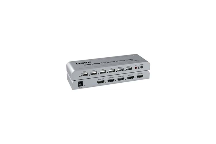 HDSW4-KVM 4K HDMI SWITCHER 4X1 HDMI 4X1 QUAD MULTI-VIEWER 1 HDMI