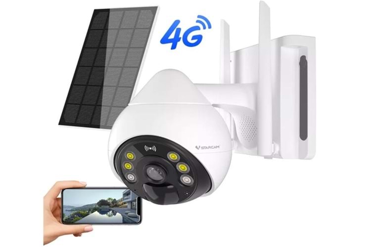 VSTARCAM 3MP 4G SOLARLI SİMKART DESTEKLİ IP KAMERA
