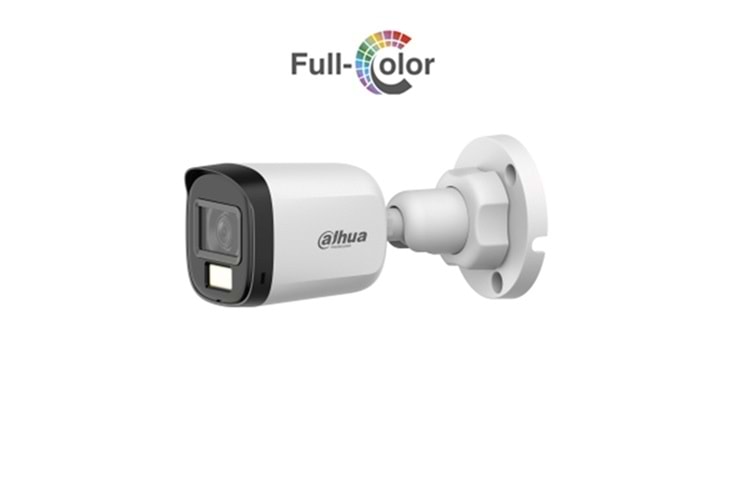 DAHUA DH-HAC-B1A21P-U-IL-A 2MP 3.6MM Full Color Bullet Kamera (Dahili Ses)
