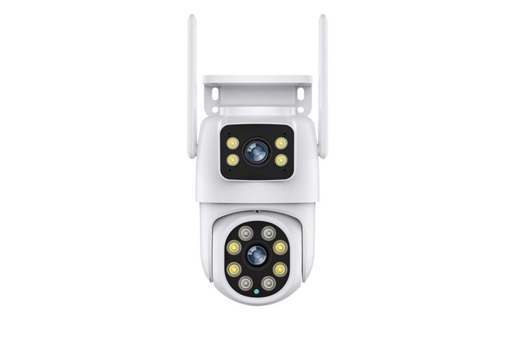 APRONX APX-WP246 4+4 MP WİFİLİ FULL COLOUR DIŞ ORTAM MİNİ DOME KAMERA H.265x