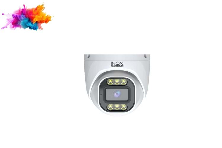 INOX-5214AHD 2 MP FULL COLOUR DOME AHD KAMERA 4 WARM LED