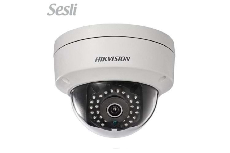HİKVİSİON DS-2CD1123G0F-IUF 2 MP 2.8 MM LENS DAHİLİ SESLİ IP DOME KAMERA H.265+