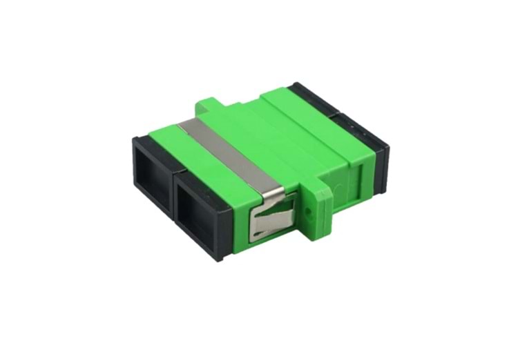 SC/APC SM DUPLEX ADAPTÖR (COUPER) YEŞİL