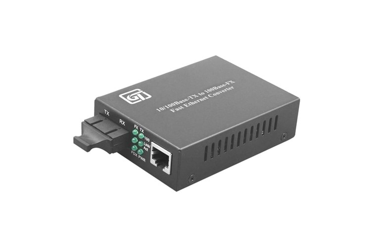 F/O SC SM 10/100 MEDIA CONVERTER 20 KM
