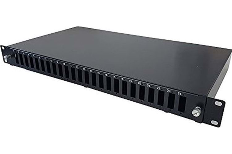 F/O SC DUPLEX 24 PORT 19 INC 1U PATCH PANEL TİP SONLANDIRMA KUTU