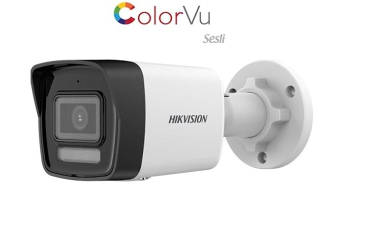 HİKVİSİON DS-2CD1041G2-LIUF 4 MP DAHİLİ SESLİ COLORVU IP BULLET KAMERA H.265+ 2.8 MM LENS