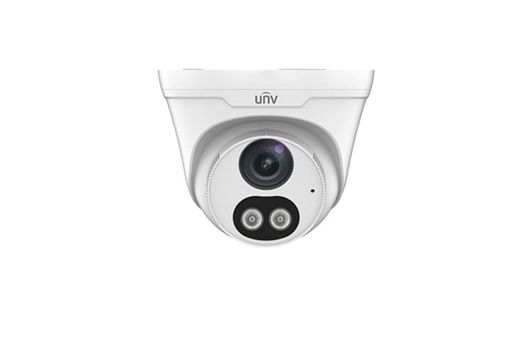 UNV IPC3612LB-AF28-DL-E 2MP 1080P H265+ DUAL LİGHT RENKLI SESLI POE IP DOME KAMERA