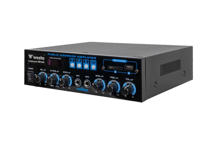 Westa WM-850 - Mikser Amfi 80 Watt Tek Bölgeli