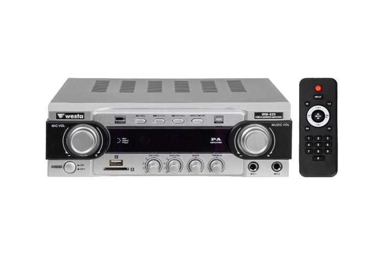 WM-520 - Mikser Amfi - 2 Bölgeli 100W/100V