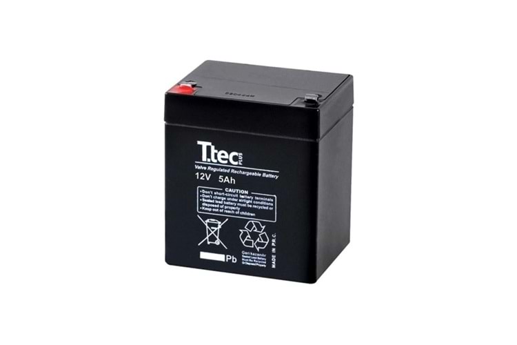 Ttec 12V 5Ah Bakımsız Kuru Akü