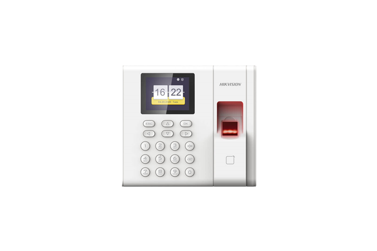 HIKVISION DS-K1A8503MF-B PARMAK İZI VE MIFARE KART OKUYUCULU BAĞIMSIZ TERMINAL (LCD, KAYPAD VE BATAR