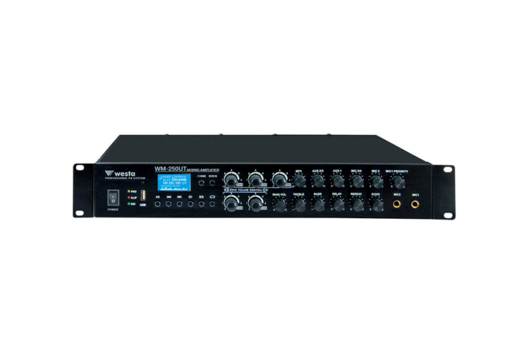 WESTA WM-250UT - MIXER AMFI 250WATT/100V - 6 ZONE